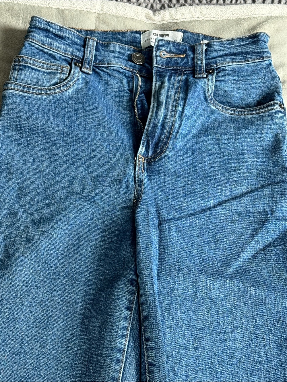 Cotton On Women's Straight Leg Blue Denim Jeans - Picture 4 of 6